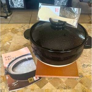 Kamado san rice donabe (clay roce cooker)
